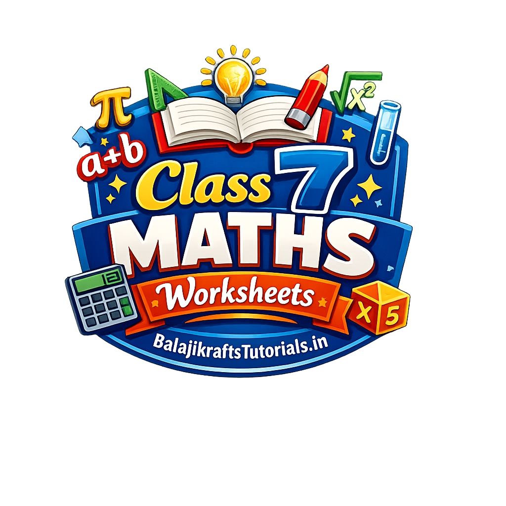 Class 7 Maths Worksheets